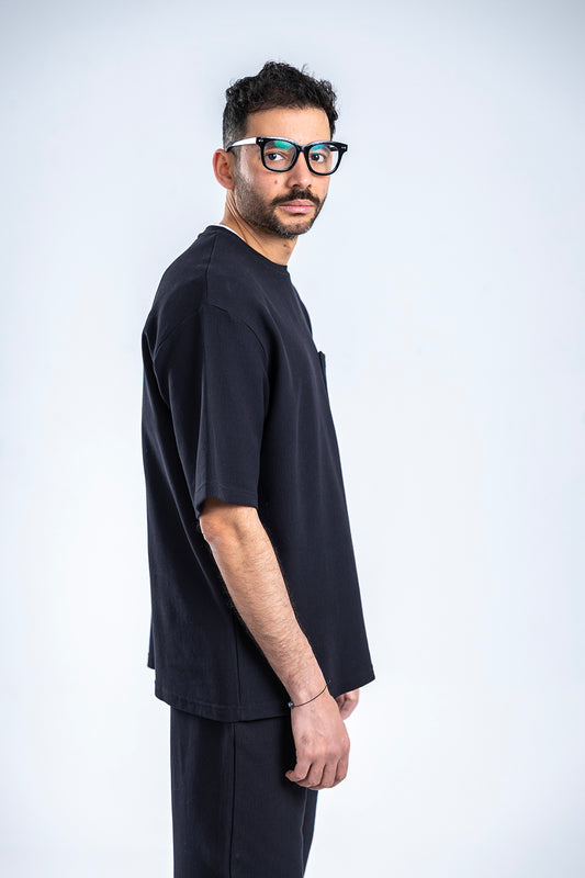T-Shirt Oversized loose fit - black