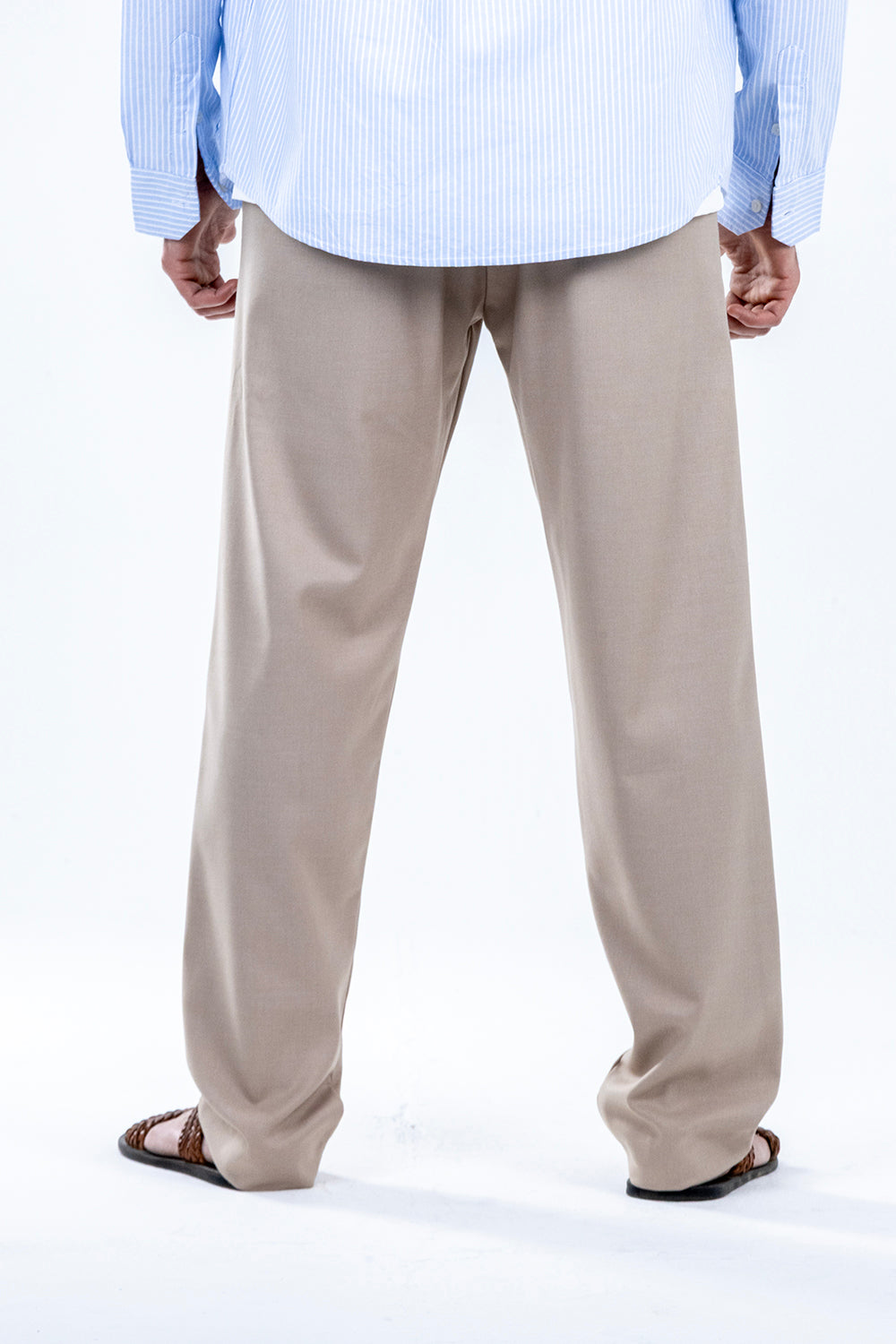 Relaxed fit trouser -Beige