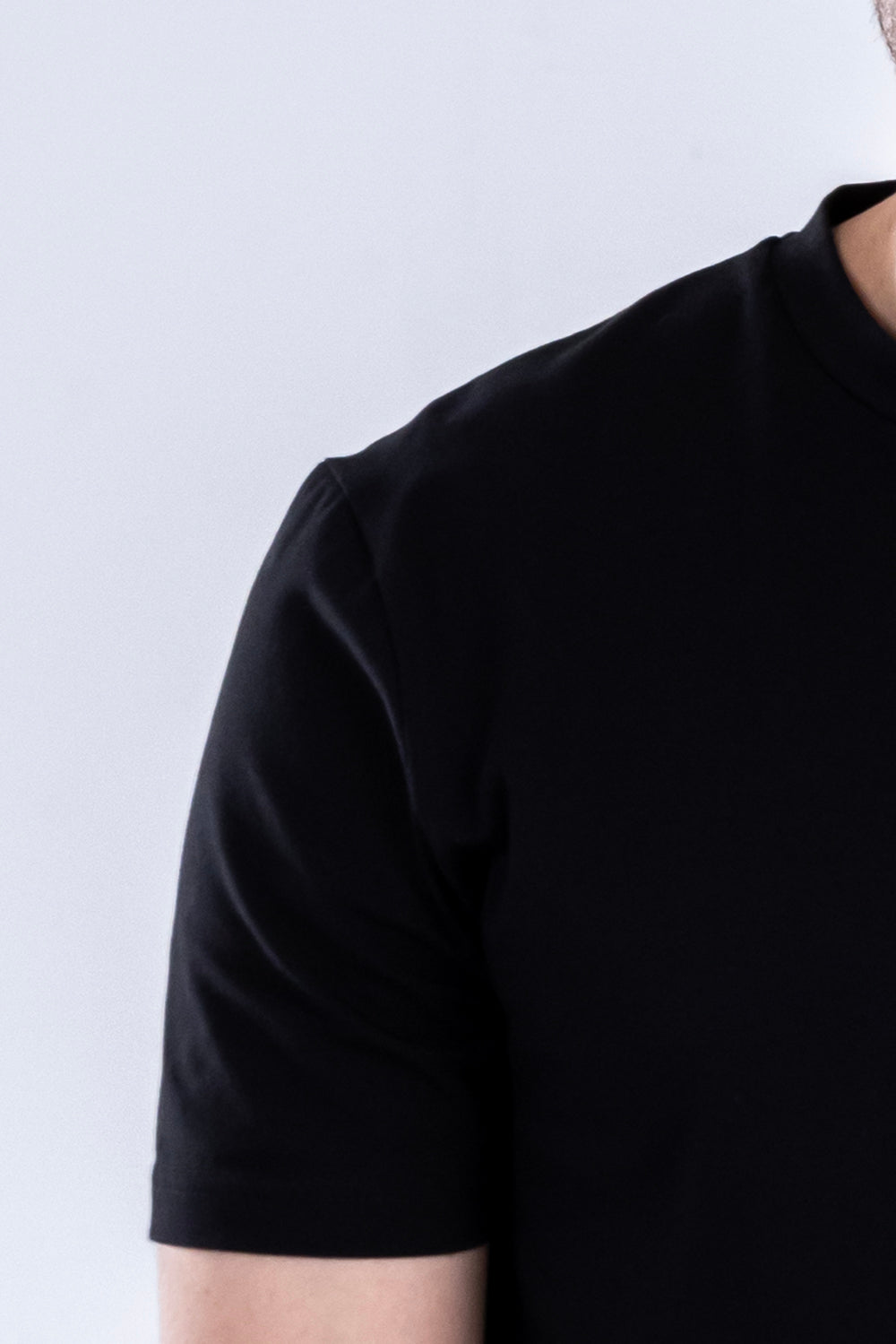 jersey t-shirt 100% premium cotton - Black