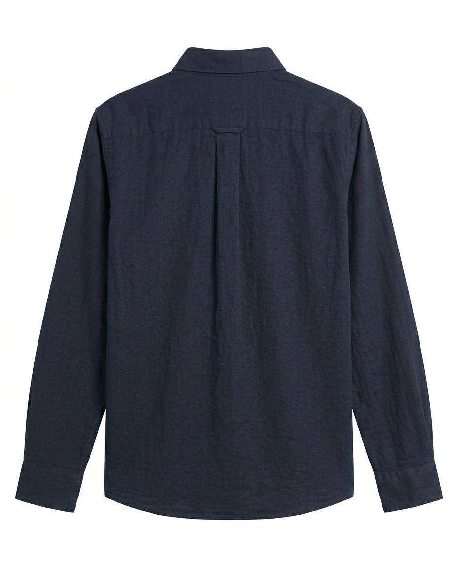 Button-up . Oxford shirt - Navy