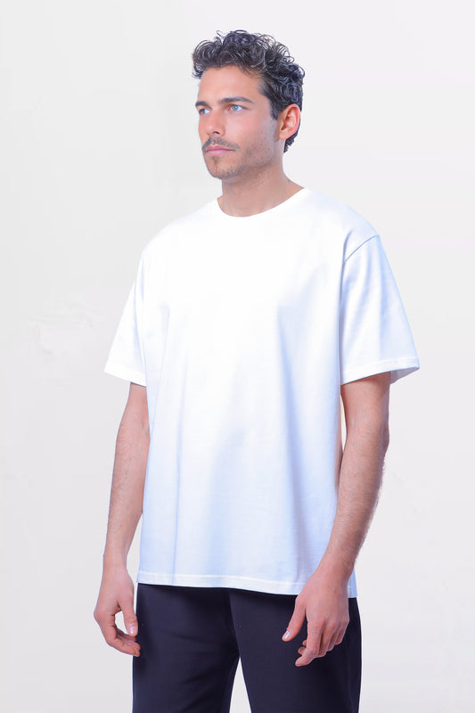 HEAVY WEIGHT T-SHIRT - white