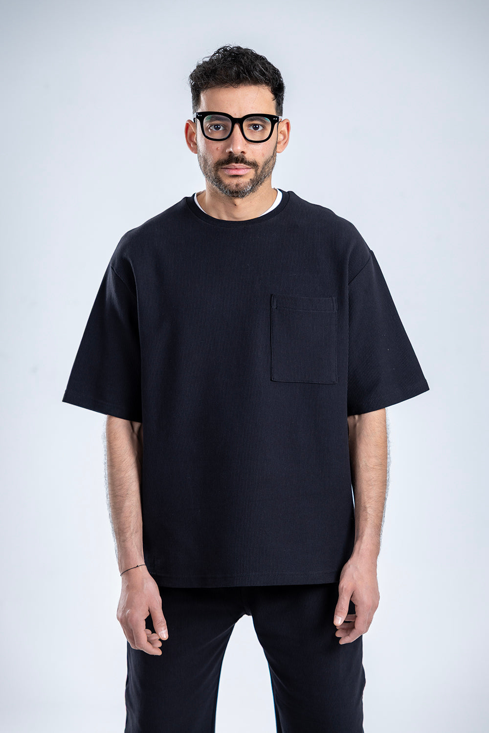 T-Shirt Oversized loose fit - black