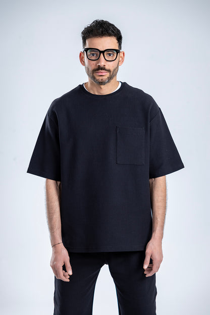 T-Shirt Oversized loose fit - black