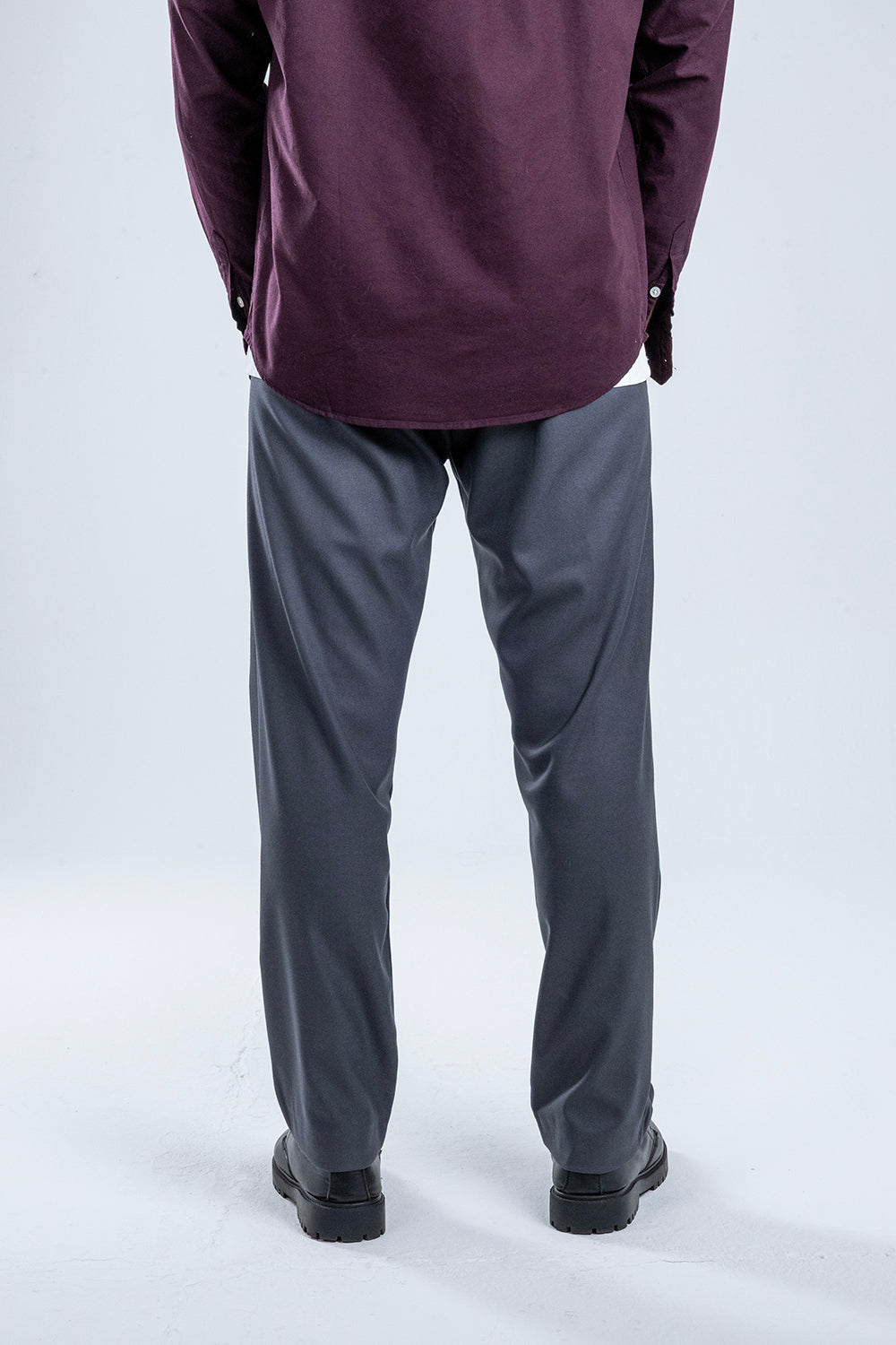 COTTON BLEND relaxed fit  TROUSERS