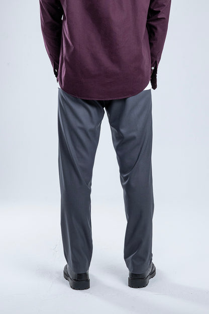 COTTON BLEND relaxed fit  TROUSERS