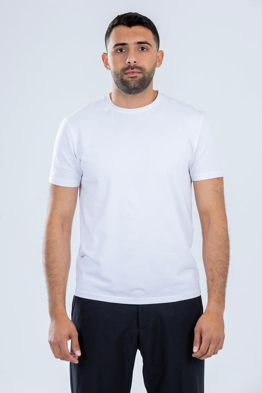 jersey t-shirt 100% premium cotton - white