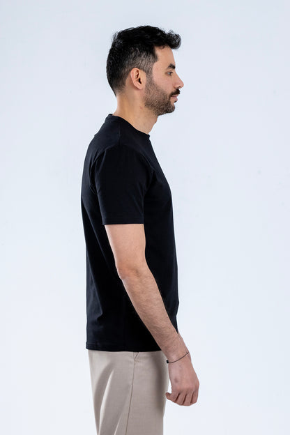 jersey t-shirt 100% premium cotton - Black