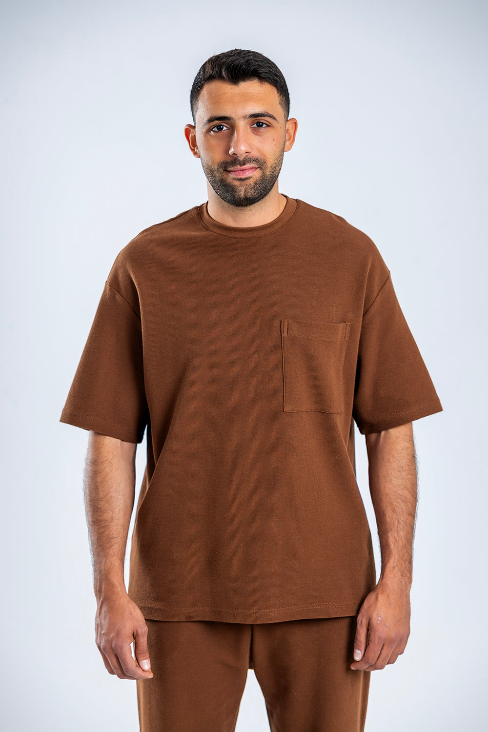 T-Shirt Oversized loose fit - Brown
