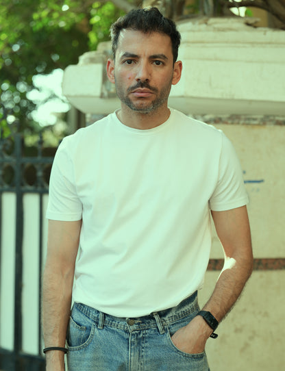 jersey t-shirt 100% premium cotton - white