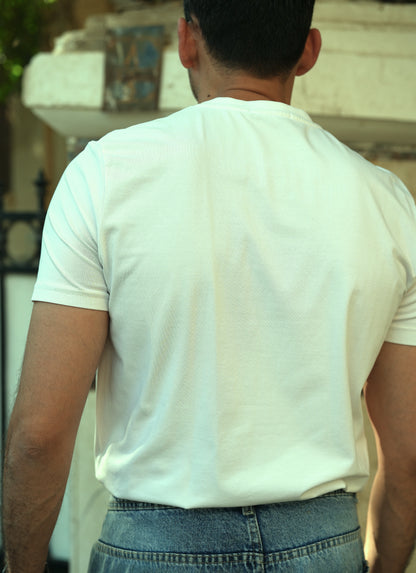 jersey t-shirt 100% premium cotton - white