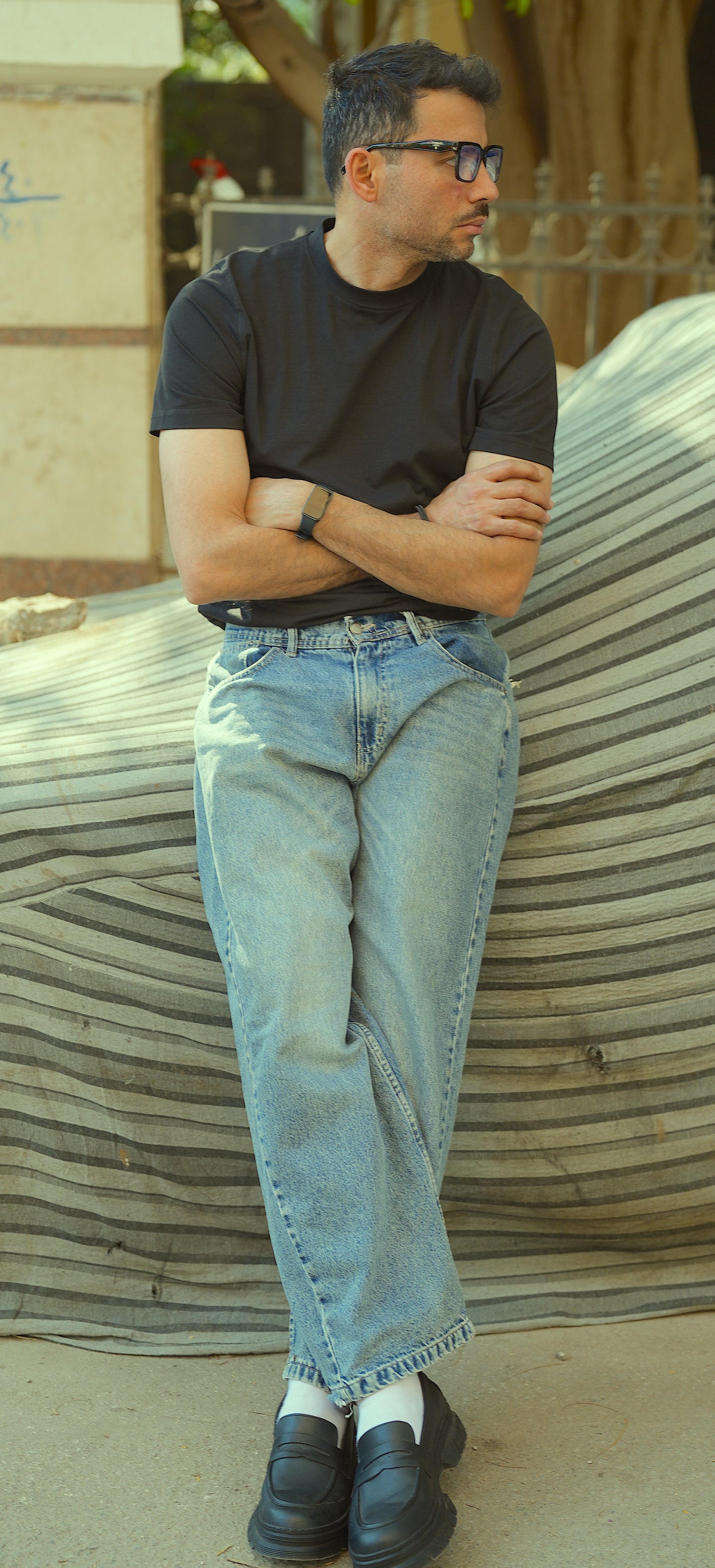 jersey t-shirt 100% premium cotton - Black