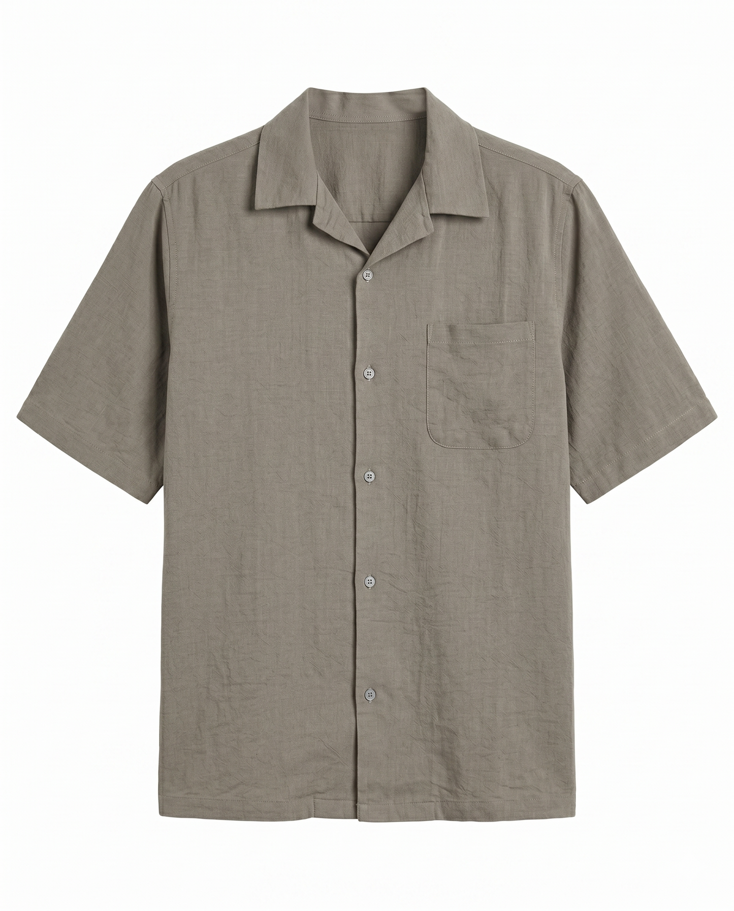 Relaxed Shirt – Old Money Style - olive grey