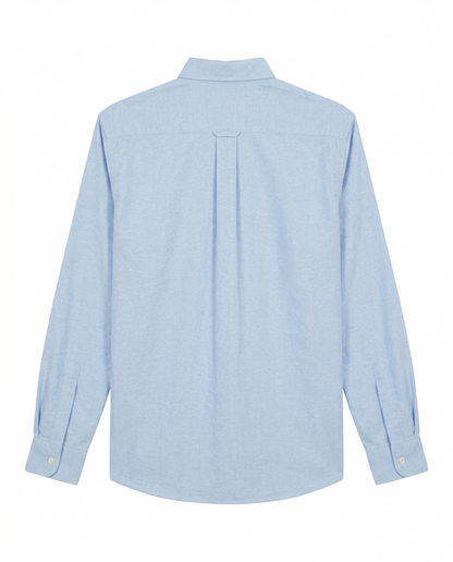 Button-up . Oxford shirt - baby Blue