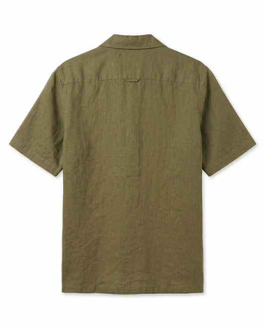 Relaxed Shirt – Old Money Style - olive