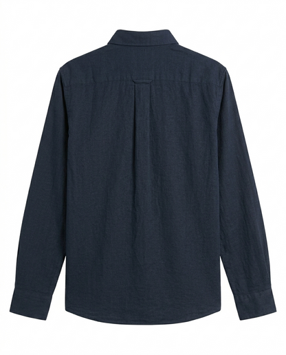 Button-up . Oxford shirt - Navy