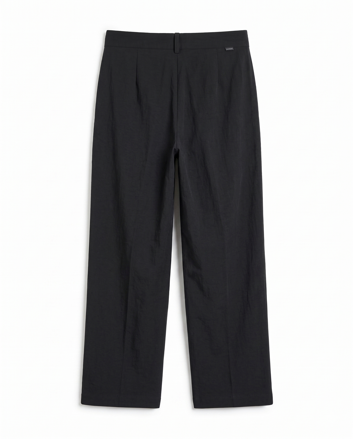 Wide Leg Pleated Pants – soft Old Money Style - black