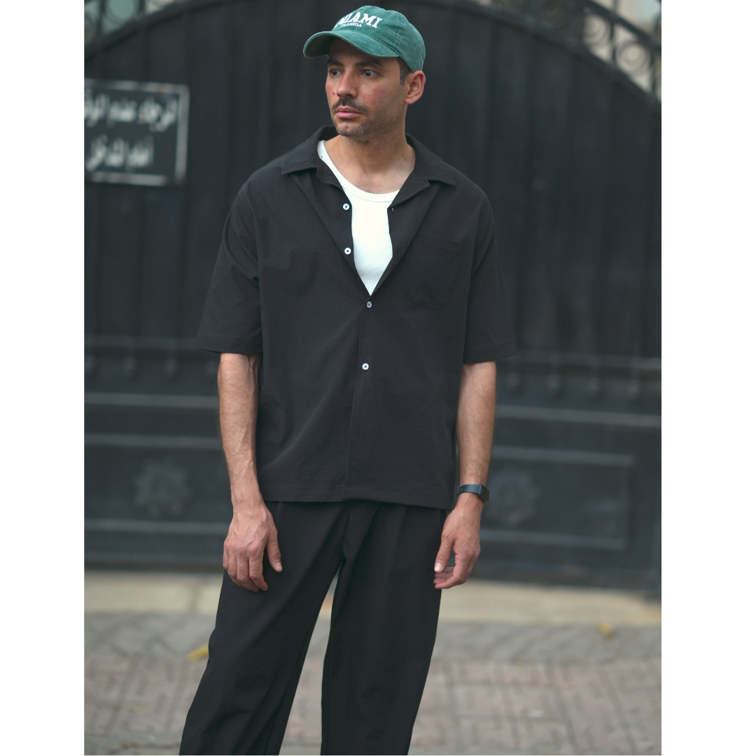 Assel Relaxed Summer Set - Black
